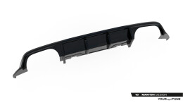 Heck Ansatz Diffusor für VW Golf R Variant Mk8 / Mk8 Facelift schwarz Hochglanz