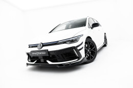 Diffusor Satz VW Golf R Variant Mk8 Facelift schwarz matt