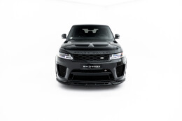 Cup Spoilerlippe Front Ansatz für Land Rover Range Rover SVR Mk2 Facelift schwarz Hochglanz