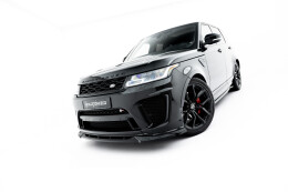 Cup Spoilerlippe Front Ansatz für Land Rover Range Rover SVR Mk2 Facelift schwarz Hochglanz