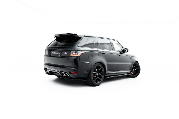 Street+ Heck Ansatz Flaps passend für Land Rover Range Rover SVR Mk2 FL schwarz Hochglanz
