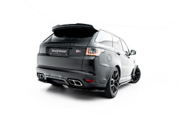 Heck Ansatz Flaps Diffusor für Land Rover Range Rover SVR Mk2 Facelift schwarz Hochglanz