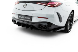Street Pro Heckschürze + Flaps für Mercedes-AMG CLE 53 Aero C236 schwarz Hochglanz