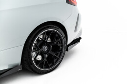 Street Pro Heckschürze Heck Ansatz Diffusor + Flaps passend für Mercedes-AMG CLE 53 Aero C236 schwarz Hochglanz