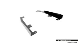 Hintere Seiten Flaps für Mercedes-AMG CLE 53 Aero C236 schwarz Hochglanz