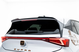 Heck Spoiler Aufsatz Abrisskante passend für CUPRA Born Mk1 schwarz Hochglanz