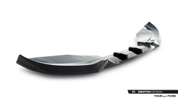 Cup Spoilerlippe Front Ansatz V.1 für Cupra Born Mk1 schwarz Hochglanz