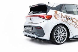 Street+ Mittlerer Diffusor RACE Heck Ansatz passend für CUPRA Born Mk1 schwarz Hochglanz