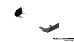 Front Stoßstange Flaps für Flaps Cupra Born Mk1 schwarz Hochglanz