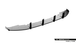 Street Pro Heckschürze Heck Ansatz Diffusor + Flaps passend für CUPRA Born Mk1 schwarz Hochglanz