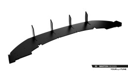 Street Pro Heckschürze Heck Ansatz Diffusor + Flaps passend für CUPRA Born Mk1 schwarz Hochglanz