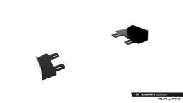 Hintere Seiten Flaps für Cupra Born Mk1 schwarz Hochglanz