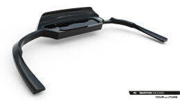 Mittlerer Cup Diffusor DTM Look Heck Ansatz für Opel Insignia OPC-Line Mk2 schwarz Hochglanz