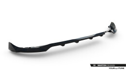 Mittlerer Cup Diffusor DTM Look Heck Ansatz für Opel Corsa F Facelift (Mk6 Facelift) schwarz Hochglanz