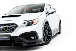 Cup Spoilerlippe Front Ansatz V.1 für Subaru WRX STI Mk2 schwarz Hochglanz