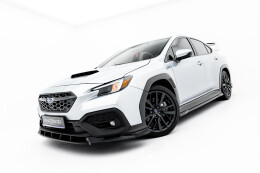 Cup Spoilerlippe Front Ansatz V.1 für Subaru WRX STI Mk2 schwarz Hochglanz