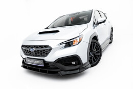 Street+ Spoilerlippe Front Ansatz V.1 passend für Subaru WRX STI Mk2 schwarz Hochglanz
