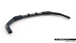 Street+ Spoilerlippe Front Ansatz V.2 passend für Subaru WRX STI Mk2 schwarz Hochglanz