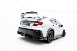 Heck Ansatz Flaps Diffusor für Subaru WRX STI Mk2 schwarz Hochglanz