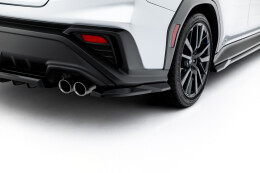 Street+ Heck Ansatz Flaps passend für Subaru WRX STI Mk2 schwarz Hochglanz