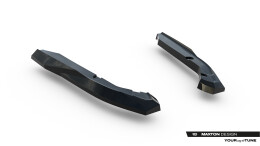 Street+ Heck Ansatz Flaps passend für Subaru WRX STI Mk2 schwarz Hochglanz