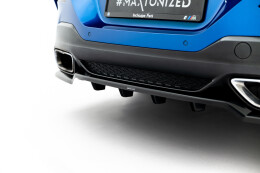 Street+ Mittlerer Diffusor RACE Heck Ansatz passend für BMW 8 Coupe M-Paket G15 schwarz Hochglanz