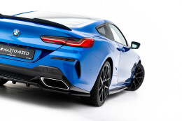 Street+ Mittlerer Diffusor RACE Heck Ansatz passend für BMW 8 Coupe M-Paket G15 schwarz Hochglanz