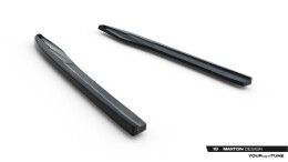 Street+ Heck Ansatz Flaps passend für Audi A6 Limousine / Avant C8 / C8 FL schwarz Hochglanz