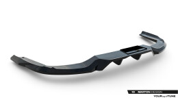 Mittlerer Cup Diffusor DTM Look Heck Ansatz für Skoda Kodiaq Sportline Mk2 schwarz Hochglanz