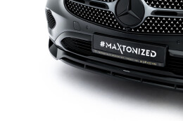 Cup Spoilerlippe Front Ansatz für Mercedes-Benz GLC Coupe C254 schwarz Hochglanz