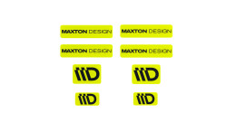 Maxton Design 3D Aufkleber / Gel Sticker 8er Set Limette...