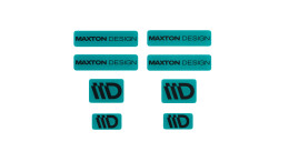 Maxton Design 3D Aufkleber / Gel Sticker 8er Set...