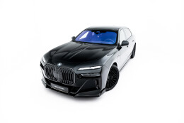 Street+ Spoilerlippe Front Ansatz V.4 passend für BMW 7 M-Paket / M760e / i7 M-Paket G70 schwarz Hochglanz
