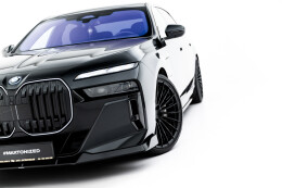 Street+ Spoilerlippe Front Ansatz V.4 passend für BMW 7 M-Paket / M760e / i7 M-Paket G70 schwarz Hochglanz