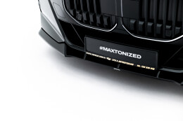 Street+ Spoilerlippe Front Ansatz V.4 passend für BMW 7 M-Paket / M760e / i7 M-Paket G70 schwarz Hochglanz