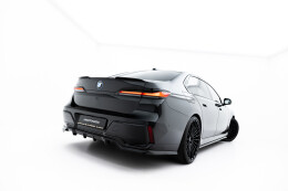 Street+ Mittlerer Diffusor RACE Heck Ansatz V.2 passend für BMW 7 M-Paket G70 schwarz Hochglanz