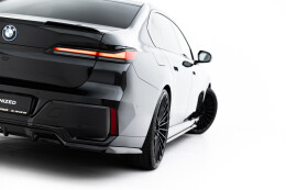 Street+ Mittlerer Diffusor RACE Heck Ansatz V.2 passend für BMW 7 M-Paket G70 schwarz Hochglanz