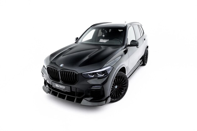 Carbon Fiber Spoilerlippe Front Ansatz passend für BMW X5 M-Paket G05