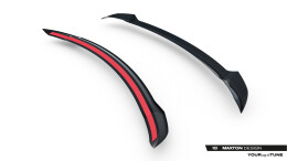 Heck Spoiler Aufsatz Abrisskante für Land Rover Range Rover Evoque Dynamic Mk2 schwarz Hochglanz