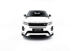 Cup Spoilerlippe Front Ansatz für Land Rover Range Rover Evoque Dynamic Mk2 schwarz Hochglanz