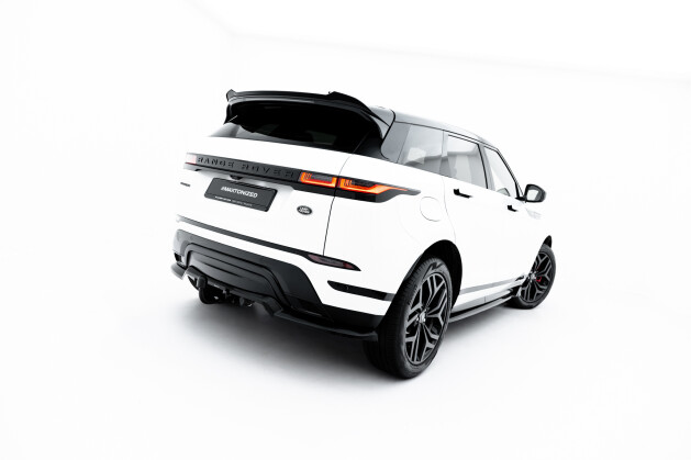 Mittlerer Cup Diffusor DTM Look Heck Ansatz für Land Rover Range Rover Evoque Dynamic Mk2 schwarz Hochglanz