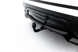 Mittlerer Cup Diffusor DTM Look Heck Ansatz für Land Rover Range Rover Evoque Dynamic Mk2 schwarz Hochglanz