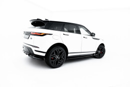 Seitenschweller Ansatz Cup Leisten für Land Rover Range Rover Evoque Dynamic Mk2 schwarz Hochglanz