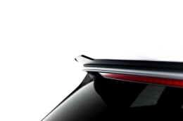 Heck Spoiler Aufsatz Abrisskante für Audi Q6 e-tron Standard / S-Line / SQ6 e-tron SUV Mk1 schwarz Hochglanz