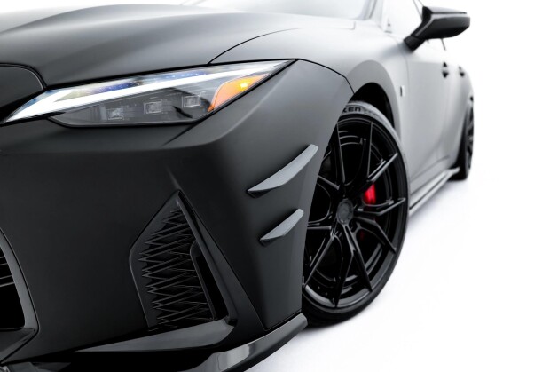 Stoßstangen Flaps Wings vorne Canards für Lexus IS 500 Mk3 Facelift 2 (XE30)