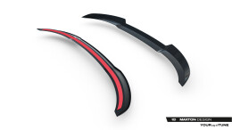 Heck Spoiler Aufsatz Abrisskante für Lexus IS 500 Mk3 Facelift 2 (XE30) schwarz Hochglanz