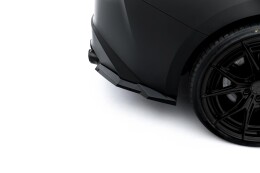 Heck Ansatz Flaps Diffusor für Lexus IS 500 Mk3 Facelift 2 (XE30) schwarz Hochglanz