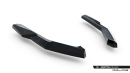 Heck Ansatz Flaps Diffusor für Lexus IS 500 Mk3 Facelift 2 (XE30) schwarz Hochglanz