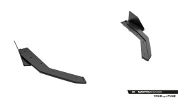 Street Pro Heck Ansatz Flaps Diffusor + Flaps für Lexus IS 500 Mk3 Facelift 2 (XE30) schwarz Hochglanz