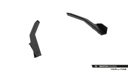 Street Pro Heck Ansatz Flaps Diffusor + Flaps für Lexus IS 500 Mk3 Facelift 2 (XE30) schwarz Hochglanz